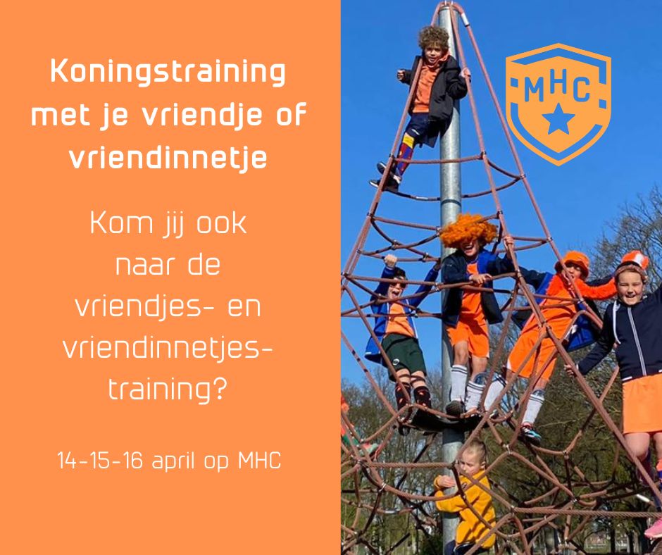 Koningstraining met je vrienden en vriendinnen Nieuws afbeelding